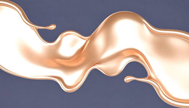 Satisfying Liquid Gold Loop: Product render macro cinematic shot flowing liquid gold seamless luxury elegant graceful artistic texture glowing bright shiny