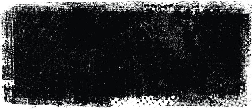 Grunge brush stroke banner with rough edges - abstract paint stroke for typography overlay. Bold brush stroke strip for web header or cover design. Textured element for design template , social media.