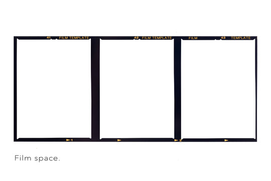 Medium format 120 film frame.image space.