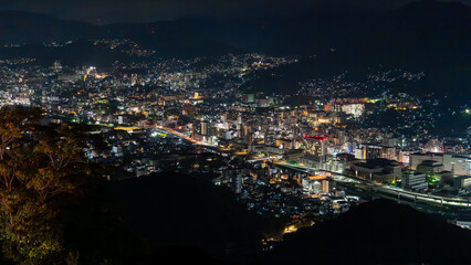 Fototapeta premium 長崎県稲佐山からの夜景