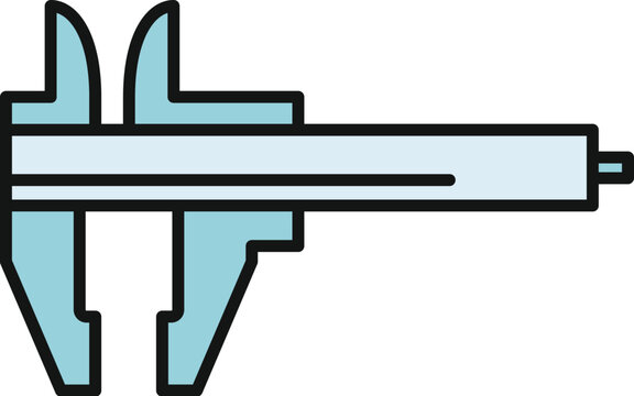 Caliper icon representing accuracy, measurement, and technical work