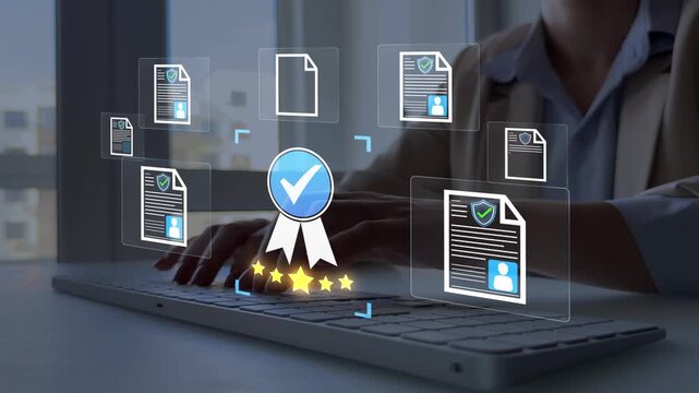 Employee certification and selection process documents, recruitment approval, workforce management, human resources evaluation, hiring procedure, business compliance and career qualification.