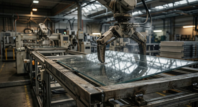 Automated Robotic Arm Assembling Solar Panel Component