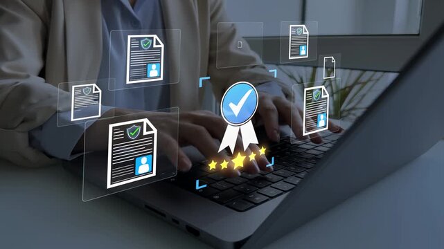 Employee certification and selection process documents, recruitment approval, workforce management, human resources evaluation, hiring procedure, business compliance and career qualification.