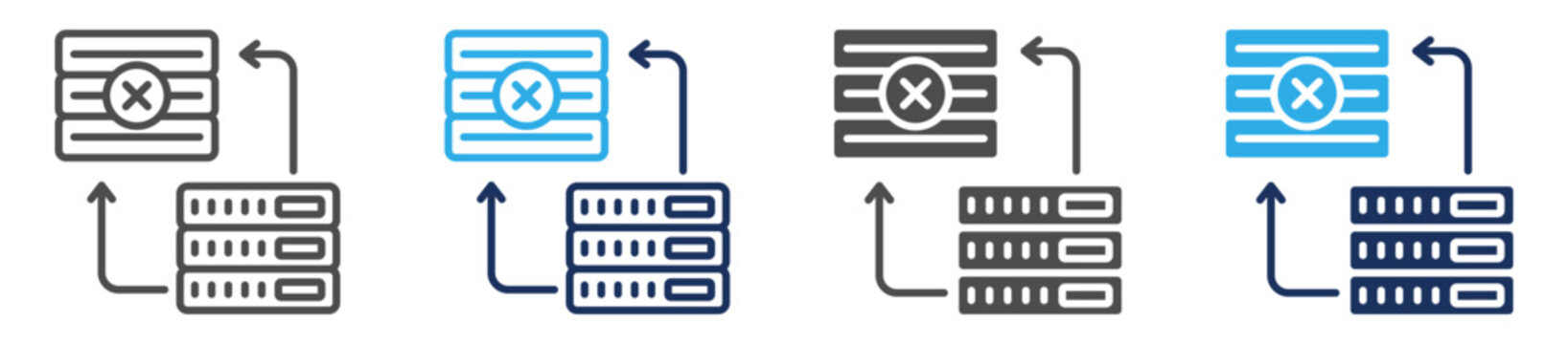 failover icon set multi concept
