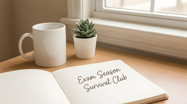 Exam Season Survival Club A Cozy Corner for Students Navigating Academic Challenges