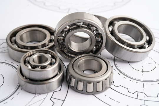 Ball bering circular joint machine component.