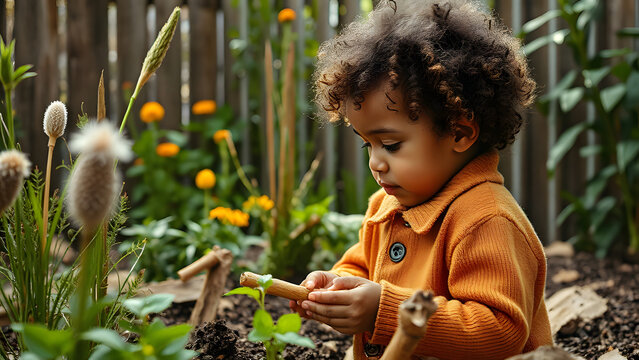 Neurodivergent Children Sensory Garden, Autism-Friendly Outdoor Space for Kids, Promoting Therapeutic Play, Sensory Stimulation, and Developmental Sup
