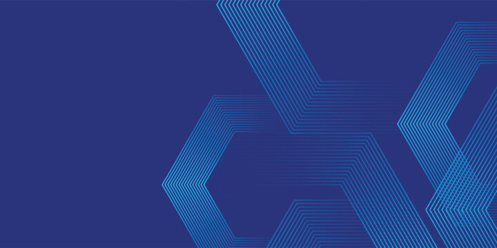 Abstract Hexagon Blue Tech Finance Fintech Pixel Pattern Background. Abstract Business Tech Simple Art Modern eps10