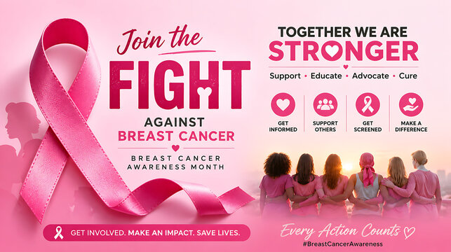 Breast cancer awareness month support and advocacy