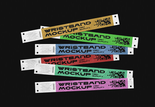 Concert Wristband Mockup &ndash; Isolated Branding Presentation (PSD)