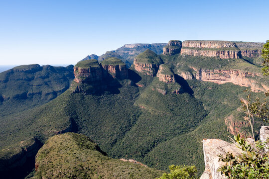 Vue du Blyder river canyon en Afrique du Sud