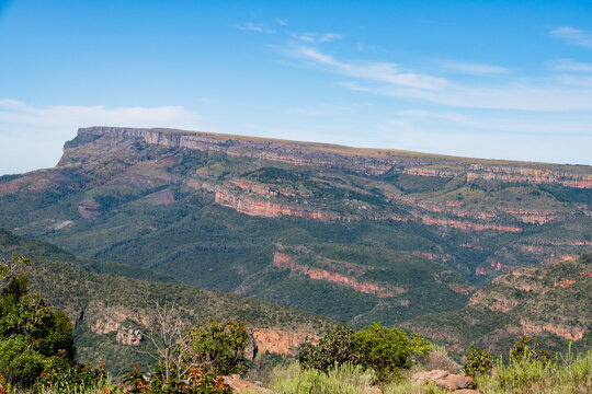 Vue du Blyder canyon en Afrique du Sud