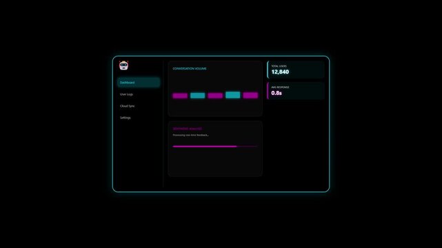 Futuristic Color Palette Dashboard &ndash; UI Design Utility Asset &ndash; Vaporwave Interface Aesthetic