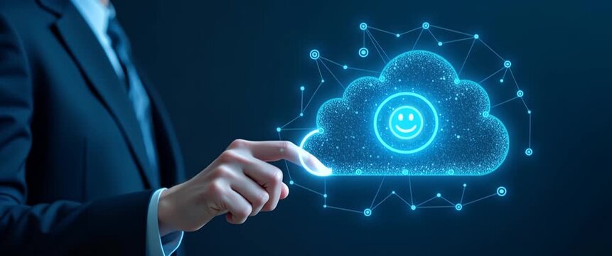 Sophisticated image illustrating cloud innovation concept with creative digital design and modern network solutions fostering enterprise agility and technology advancement in  Photo Stock  Concept  an