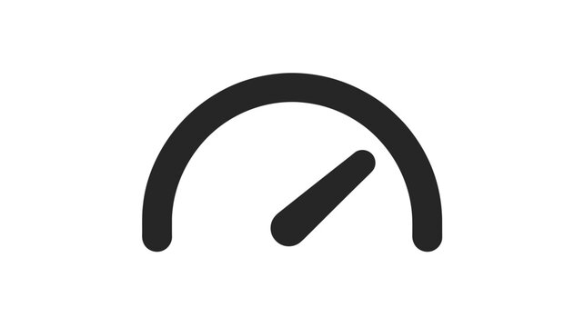 Simple speedometer icon