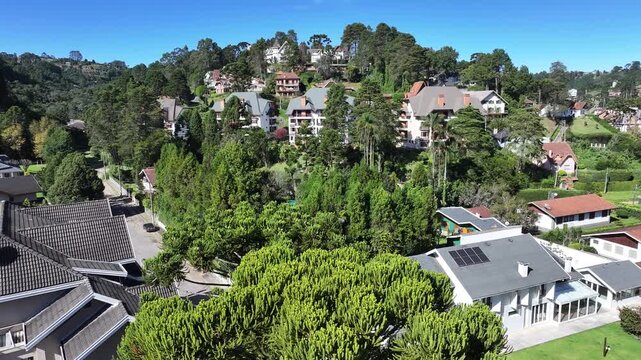 Winter Travel In Sao Paulo Brazil. Mantiqueira Mountain Range. Winter  Destination. Brazilian Switzerland. Winter Travel In Campos Do Jordao In Sao Paulo Brazil. Travel Vacation.