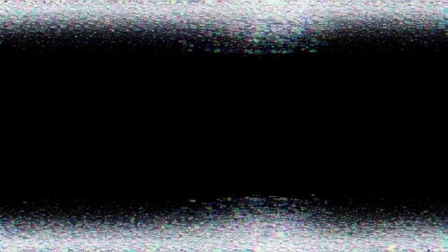 Digital Noise Glitch Frame Overlay - Static
