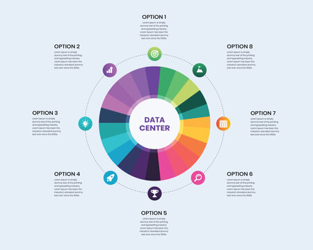 Data infographic diagram
