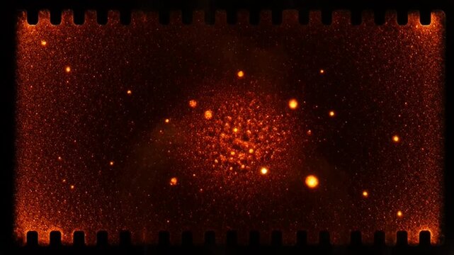 Retro Film Burn Frame Transition - Vintage