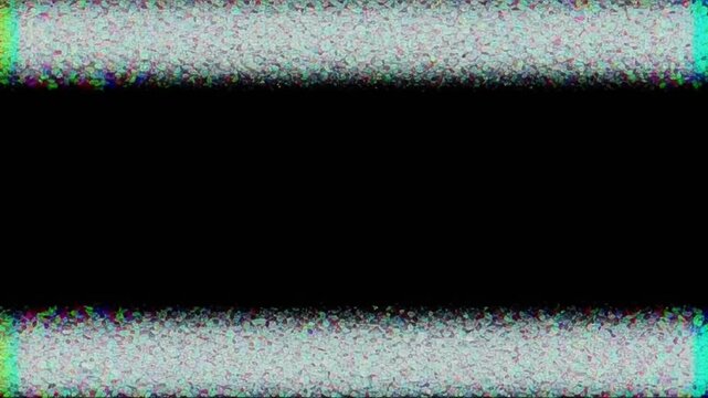 Glitch Signal Frame Overlay - Analog Distortion