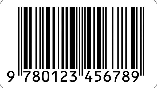 barcode illustration isolated on transparent background high quality professional detailed modern elegant