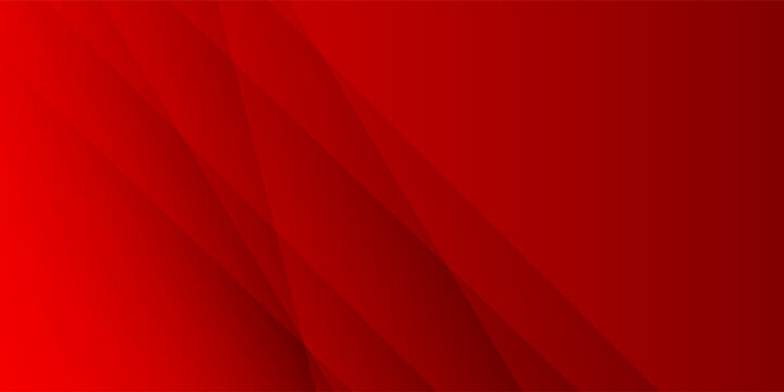 Abstract red geometric background with layered transparent shapes