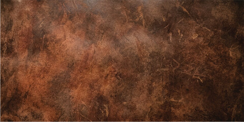 Obraz premium old grunge copper bronze , rusty metal texture , dark black background effect, 3D paint Stock Illustration