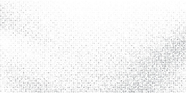 Vector Dotted Halftone Texture Retro Print Overlay with Transparent Background design