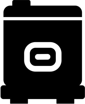 Electric Rice Cooker Glyph Icon