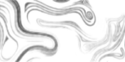 Dot grid pattern vector illustration. Simple black white point background with small and large polka dots. Abstract futuristic dotted mesh with gradient effect. Geometric minimal digital design. © Farrohah