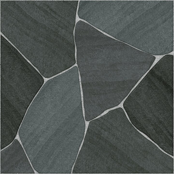 Seamless geometric floor tile design background with stone pattern