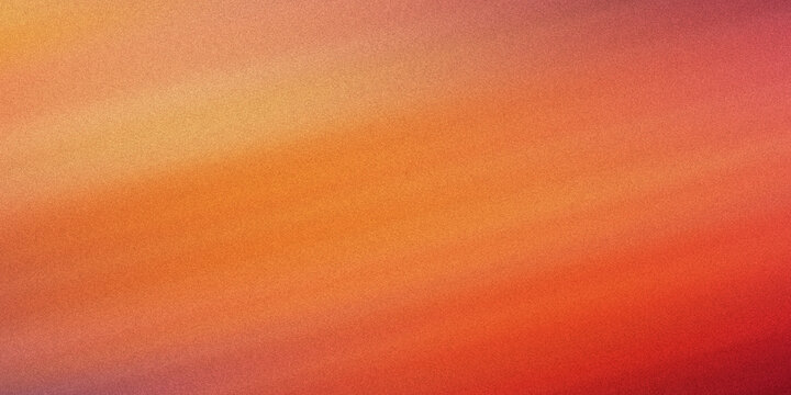 Vibrant sunset orange and red abstract gradient background with textured film grain effect for dramatic motion design concepts.