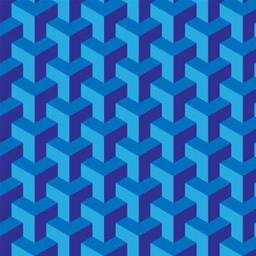 Seamless pattern of geometric shapes.