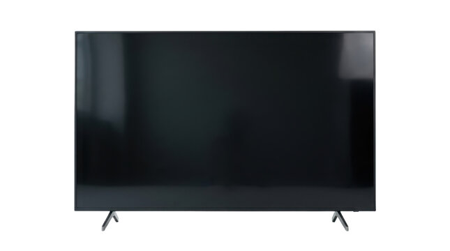 Modern flat screen tv isolated on transparent background