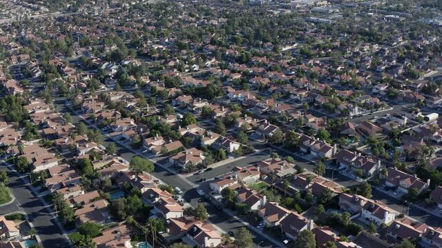 Silverado Suburb Las Vegas Nevada Drone Aerial View