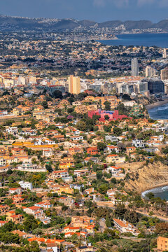  Spain.  Alicante. Calp, Spanish Beach Resort. Travel and tourism in the paradise Spanish cities	
