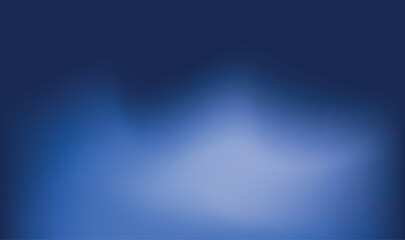 Deep Navy Blue Soft Gradient Background, Smooth Blurred Ombre Abstract Texture, Elegant Dark Blue Atmospheric Backdrop  © Lienjo