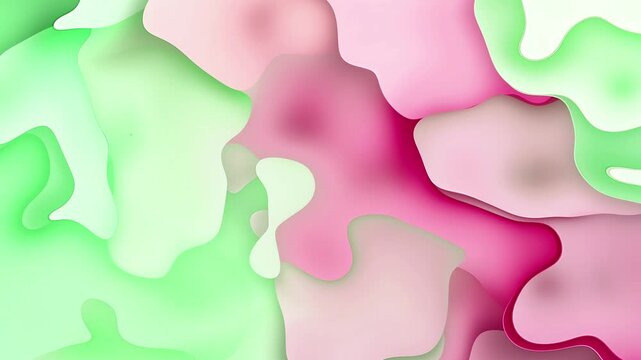 Soft layered abstract pastel smooth gradients and subtle shadows background animation