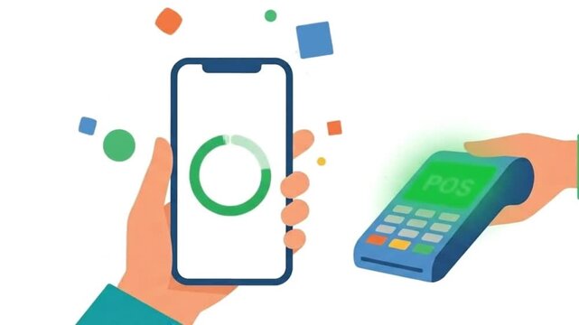 Mobile payment transaction with smartphone and credit card reader contactless payment technology