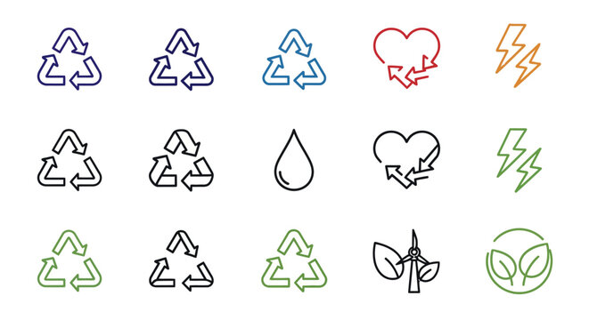 Collection of diverse vector icons depicting a person wearing glasses and engrossed in an open book, symbolizing learning, education, and knowledge pursuit