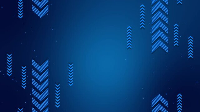 Abstract background with chevron arrow patterns and subtle stars animation