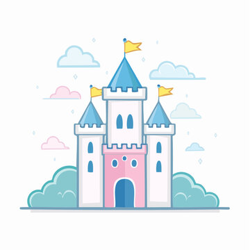 Fairy Tale Castle Illustration