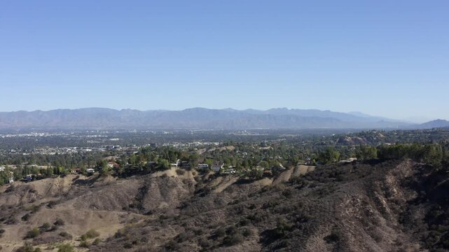 Community Near Corbin Canyon Park Woodland Hills Los Angeles California Drone 