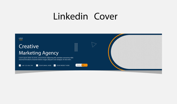 Creative marketing agency linkedin cover banner