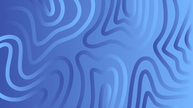 Blue Gradient Background with Stripes Waves