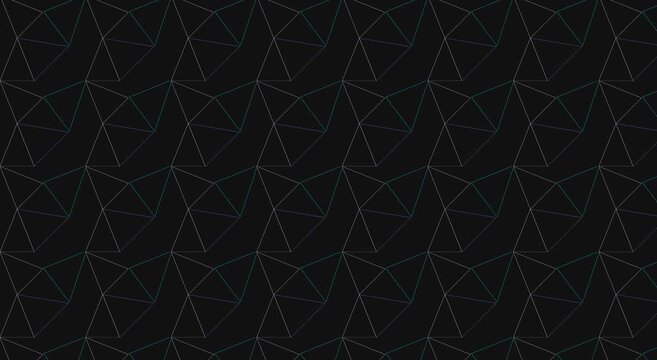 Abstract geometric triangle pattern motion animation background, dark tech
