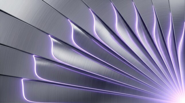 An abstract blue background featuring a dynamic pattern of purple and pink waves creates a vibrant digital wallpaper design with glowing light lines, curves, and artistic textures