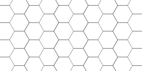 Fishing or soccer net. Repeated hexagon pattern. Black wired mesh texture isolated on white background. Metallic or fabric fence, cage or lattice structure. Vector graphic Illustration. © wahyu