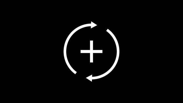 Replace media icon.Sync icon. reverse arrow exchange linear sign for graphic design, logo, web site, social media, mobile apps.